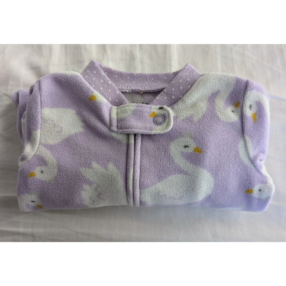 Carter's Swan Fleece Footie, 3m